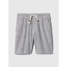 Gap Erkek Çocuk Gri Bağcıklı Keten Şort