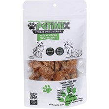 Petimix Freeze Dried Tavuk Ciğer 40G Barf Köpek Ödül Maması