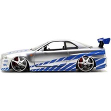 1:24 Fast Furious Model Araba - Brian's Nissan Skyline Gt-R (BNR34)