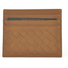 Ziya, Unisex Hakiki Deri Kartlık 1539852Z05 Kahve