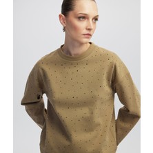 Hotfix Baskılı Sweatshirt IW6250091024176