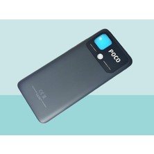 Tkgz - Xiaomi Poco C40 Full Kasa Arka Kapak Batarya Kapağı - Siyah