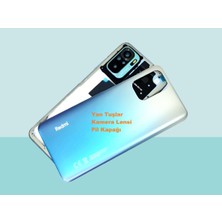 Tkgz - Xiaomi Redmi Note 10 (4g) Full Kasa Arka Kapak Batarya Kapağı - Mavi