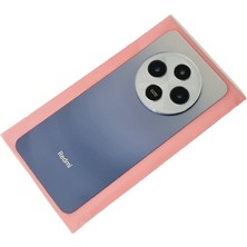 Tkgz Xiaomi Redmi 14C Arka Kapak (Cam Full Lensli ) Mavi