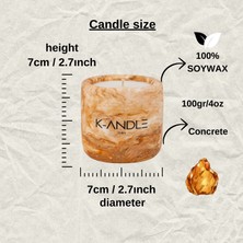 K-Andle Oud Black Kokulu Soya Mum Turuncu Dubai
