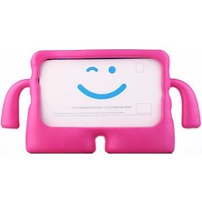 Galaxy Tab A8 10.5 SM-X200 (2021)  Uyumlu Xemu Ibuy Standlı Tablet Kılıf-Pembe Koyu