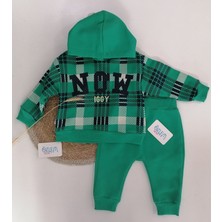 Now Yeşil  Kapüşonlu Takım 9-12 Ay