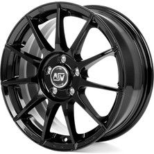 Msw-85 5X112 8X18 ET48 57,06 Gloss Black Jant (4 Adet)