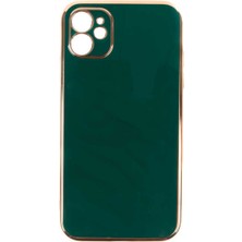 iPhone 11 Uyumlu Xemu Bark Kapak-Koyu Yeşil