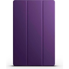 Galaxy Tab S8 Ultra SM-X900  Uyumlu Xemu Smart Cover Standlı 1-1 Kılıf-Mor