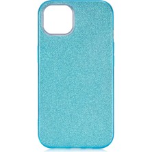 iPhone 13 Mini Uyumlu Xemu Shining Silikon-Mavi
