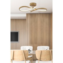 Bedgasm Modern Eskitme Gold Kasa Ledli Avize
