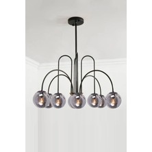 Rachel Modern Kapalı Globe Camlı Sekizli Avize