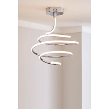 Diana Modern Gümüş Renkli Beyaz Ledli Avize