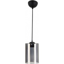 Modern Dekoratif Füme Camlı Deniz Tekli Sarkıt Avize