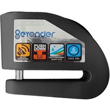 Kovix Kt6/cb-Fo Alarmlı Disk Kilidi (Siyah)