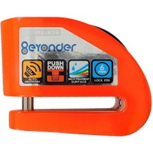 Kovix Kt6/cb-Fo Alarmlı Disk Kilidi (Turuncu)