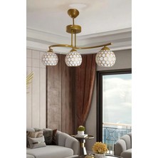 Ilkim Gold Kasa 3lü Avize