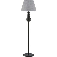 Roma Modern Tasarım Siyah Renk Ayaklı Lambader