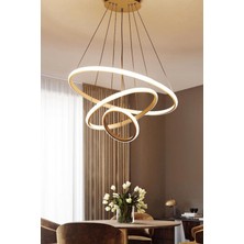 Alex Gold Kasa Beyaz LED 3lü Üçlü