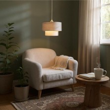 Pasta Kumaşlı Avize