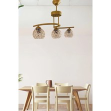 Ilkim Gold Kasa 3lü Avize