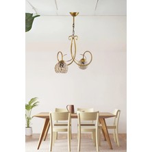 Alya Gold Kasa 2li Avize