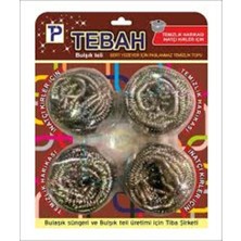 4 Parça Bulaşık Top Teli Seti, Pratik ve Kullanışlı Ev Temizlik Malzemesi