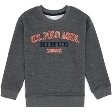 U.S. Polo Assn. Erkek Çocuk Antrasit Bisiklet Yaka Sweatshirt 50313843-VR081