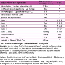 Takecare Collagen Peptides Tip I - Iı - Iıı - V - X - Hidrolize Elastin - Hyaluronik Asit - Vitamin ve Mineraller