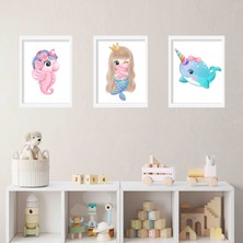 Kendinden Yapışkanlı Çocuk Odası  Sevimli  35X50 cm 3 Adet