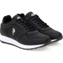 U.S. Polo Assn. Kadın Siyah Spor Ayakkabı 50316403-VR046