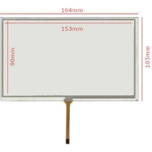 Çin Touch-7.0d ,7.0" 165X100MM Alt 4-Pin Dokunmatik Cam/touch