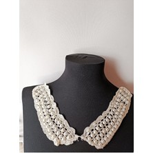 Altay Aksesuar Pamuk Sağlı Sollu Incili Dekoralif Yaka