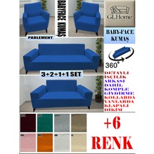 Baby Face Kumaş 3+2+1+1 Komple Giydirme Kanepe&çekyat, Bohem, Porto, Vb. Model Koltuk Kılıfı