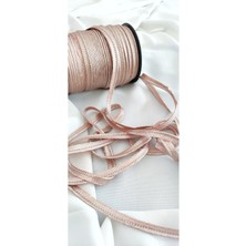 Altay Aksesuar Süt Kahve Parlak Biye Şerit