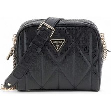Guess Aldina Siyah Kadın Çapraz Askılı Çanta HWGG9663140