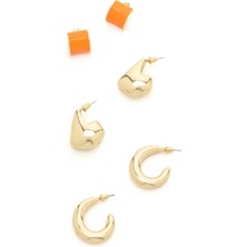 Nine West Daılyearıng 5fx Sarı Kadın Küpe