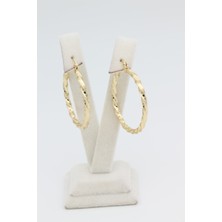 Stil Incisi/xupıng Jewelry Halka Burgu Model Küpe