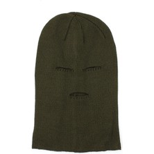 Bonbonetti Erkek Haki Kar Asker Maskesi Has Yün