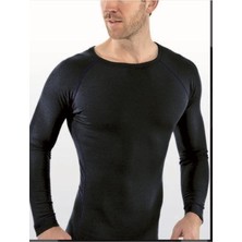 Bonbonetti Erkek Siyah Üst Uzun Kol Termal Atlet