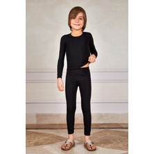 Bonbonetti Erkek Çocuk Siyah Termal Uzun Kollu Takım ELF568BER847848CCM