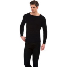 Bonbonetti Feelline Erkek Siyah Termal Alt Üst Takım