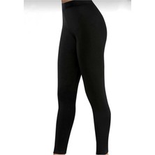 Bonbonetti Kadın Siyah Kışlık Termal Tayt