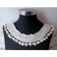 Altay Aksesuar Pamuk Full Incili Dekoralif Yaka