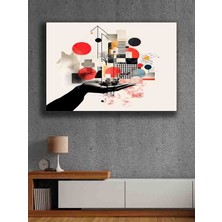 Çerçevesiz Kendinden Yapışkanlı Tablo Görünümlü Duvar Posteri Çerçevesiz Çıtasız