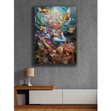 Çerçevesiz Kendinden Yapışkanlı Tablo Görünümlü Duvar Posteri Çerçevesiz Çıtasız