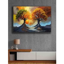 Çerçevesiz Kendinden Yapışkanlı Tablo Görünümlü Duvar Posteri Çerçevesiz Çıtasız