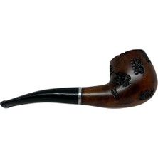 Gold Eagle Metal Filtreli Ahşap Pipo Şık Tasarım ve Dayanıklı Yapı ile Premium Kullanım