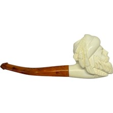 1 Adet Lüle Taşından Polyester Uçlu Midi Pipo